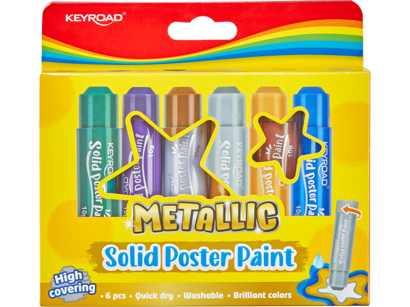 Guassi-pulgad Keyroad Metallic 6-värvi
