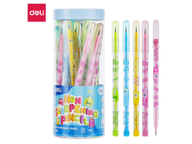 Harilik pliiats DELI C086 12-osa 2B assortii