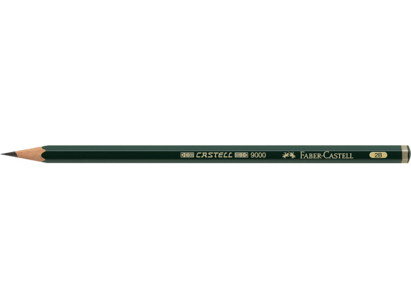 Harilik pliiats Faber-Castell 9000 2B - Pilt 2