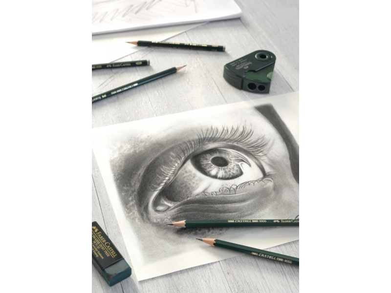 Harilik pliiats Faber-Castell 9000 6tk/pk - Pilt 3