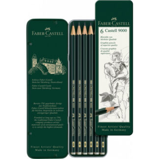 Harilik pliiats Faber-Castell 9000 6tk/pk