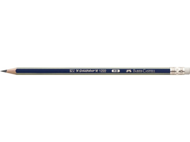 Harilik pliiats Faber-Castell GOLDFABER HB kustukummiga