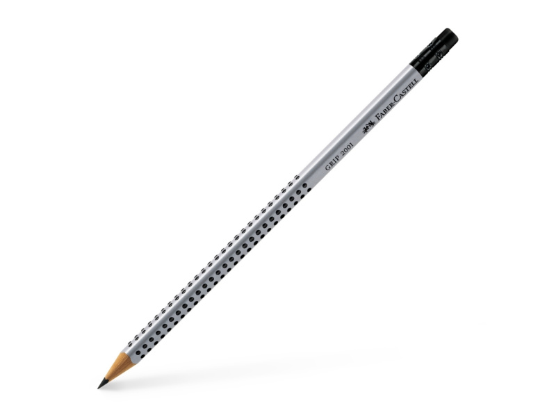 Harilik pliiats Faber-Castell Grip 2001 HB kustukummiga