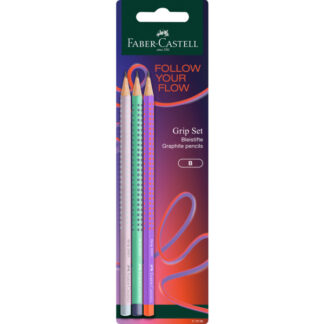 Harilik pliiats Faber-Castell Grip Flow Edition HB 3tk/bl