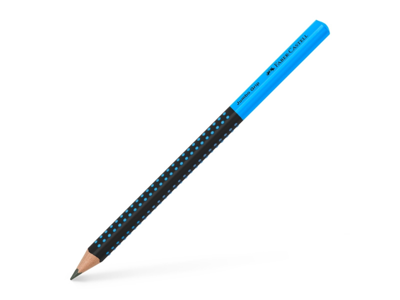 Harilik pliiats Faber-Castell Jumbo Grip 2001 Two Tone must/sinine