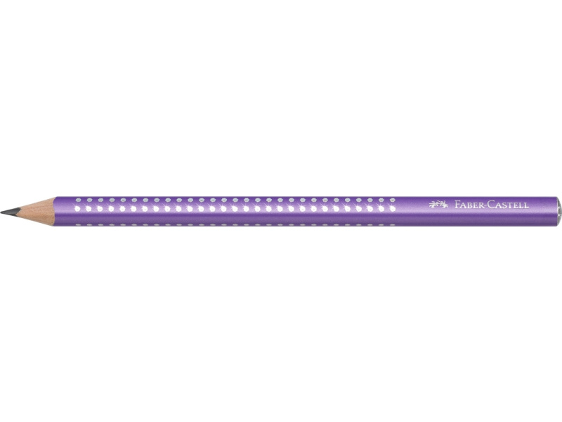 Harilik pliiats Faber-Castell Jumbo Sparkle lilla - Pilt 2