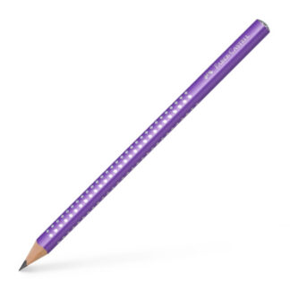 Harilik pliiats Faber-Castell Jumbo Sparkle lilla