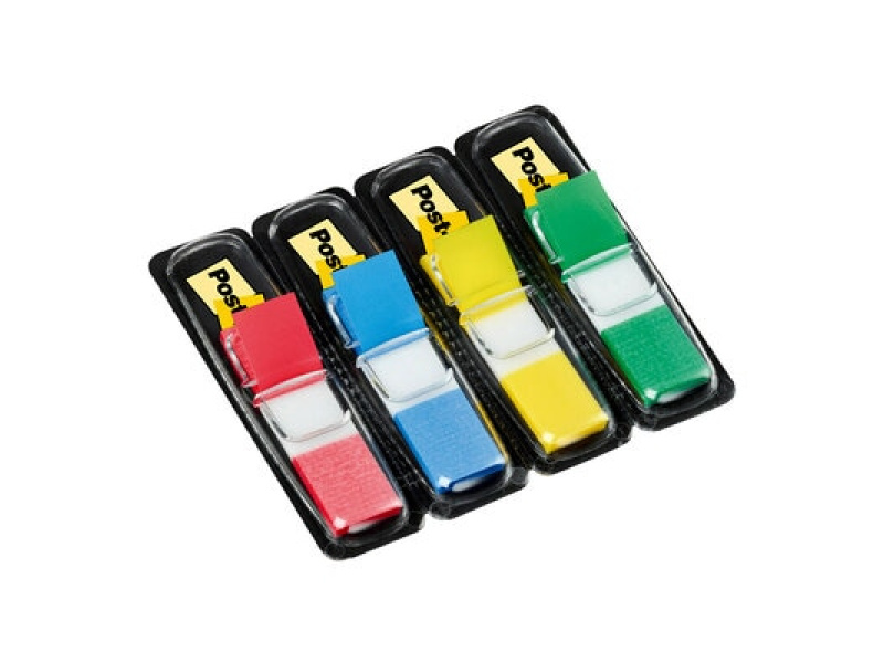 Järjehoidja 3M Post-it Indeksid komplekt 4x35tk, alusel - Pilt 2