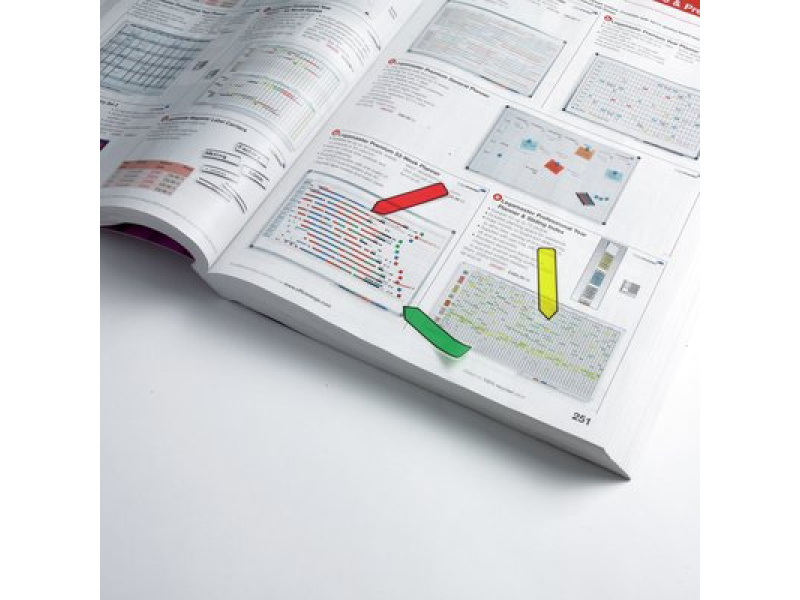 Järjehoidja 3M Post-it Indeksid komplekt, 5x20tk 11,9x43,2mm nool 684-ARR1EU - Pilt 3