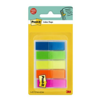 Järjehoidja 3M Post-it® Index Flags 11.9mmx43.2mm 100tk/pk Translucent