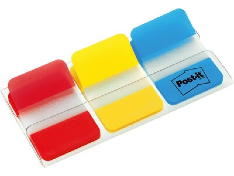 Järjehoidja 3M Post-it Strong Indeksid 3-värvi punane/ kollane/ sinine - Pilt 3
