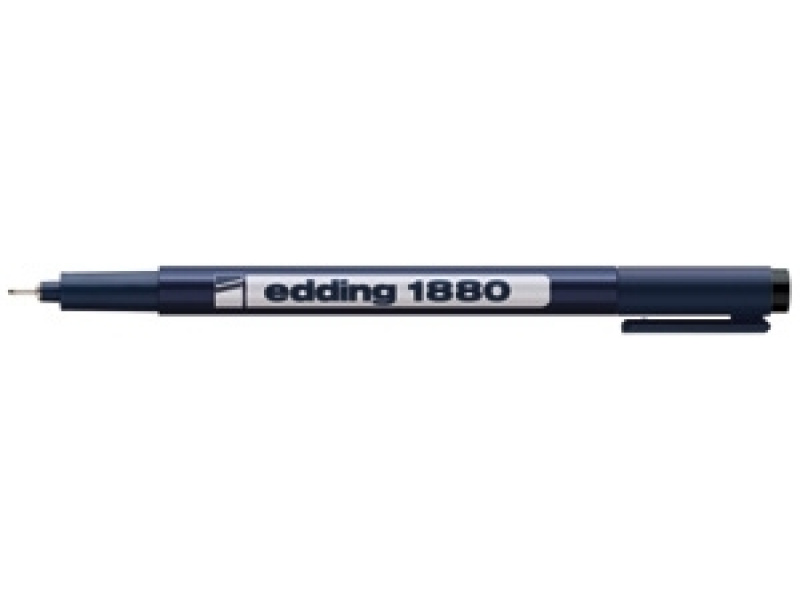 Joonestuspliiats Edding 1880 Pigment 0,7mm must