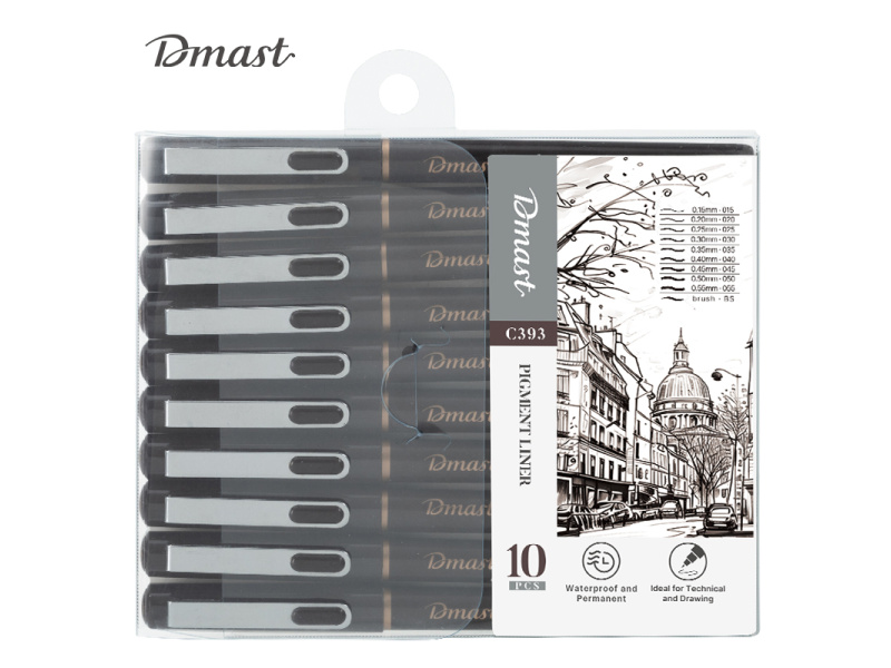 Joonestuspliiatsite komplekt Dmast 10tk/pk