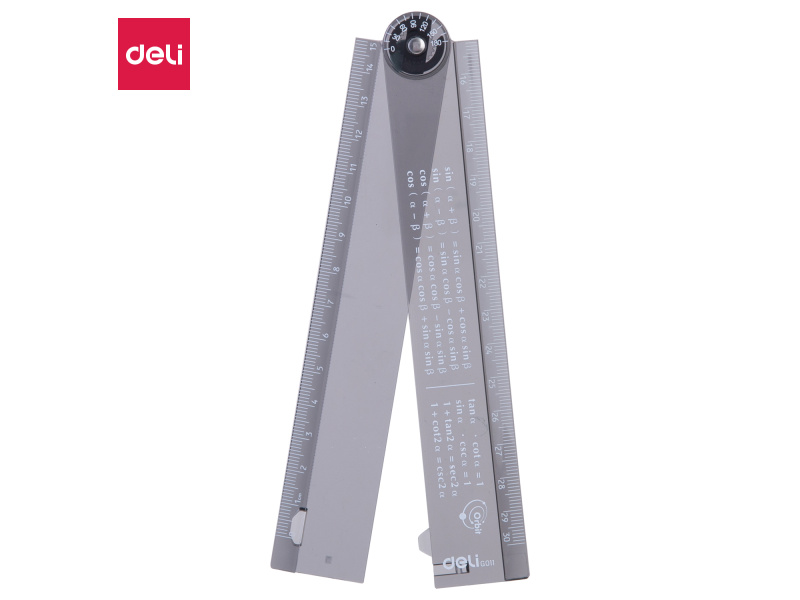 Joonlaud DELI 15cm-30cm kokkupandav must