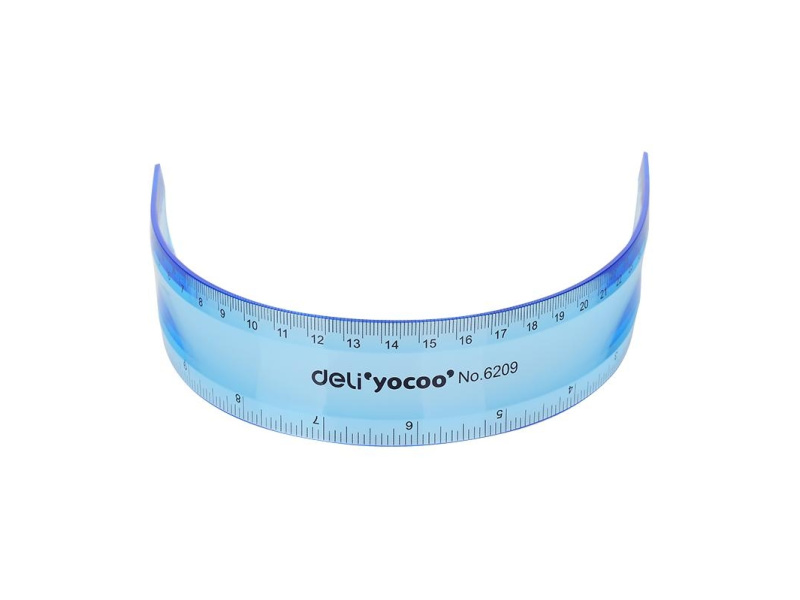Joonlaud DELI 30cm painduv, assortii - Pilt 2