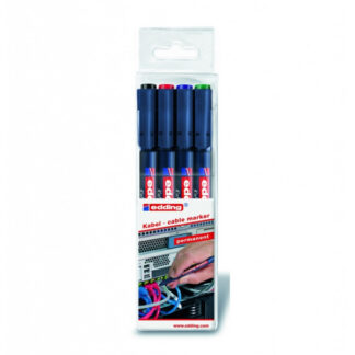 Kaablimarker Edding 8407 komplekt 4 värvi