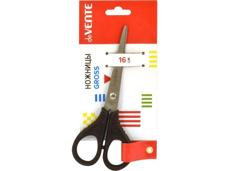Käärid deVENTE Gross 16cm mustad blistris