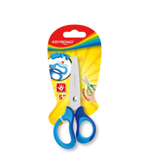 Käärid Keyroad 13cm, lastele, pehme käepide, ergonoomilised