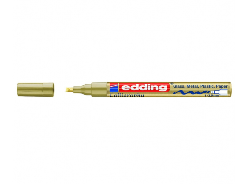 Kalligraafiline marker Edding 753 1-2,5mm, kuldne