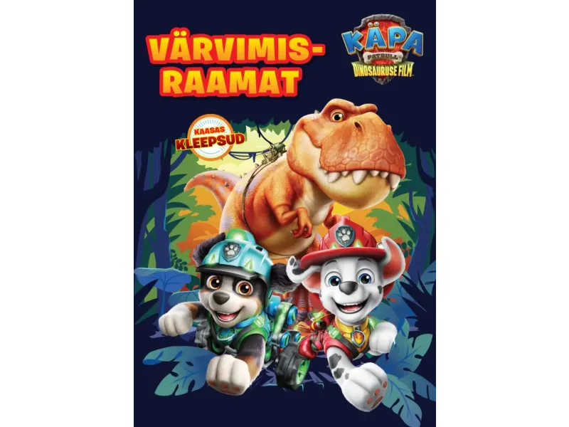 Käpapatrull. Dinosauruse film. Värvimisraamat