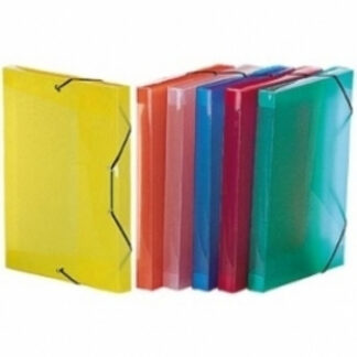 Karp nurgakummiga Viquel Propyglass A5/3cm, plastik, läbipaistev assortii