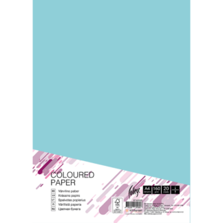 Kartong College A4/20l, 160g/m², medium sinine, MB30