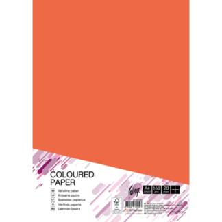 Kartong College A4/20l, 160g/m², oranž