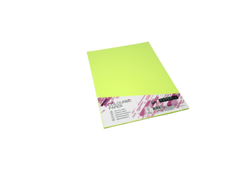 Kartong College A4/20l, 160g/m², sidruni kollane - Pilt 2