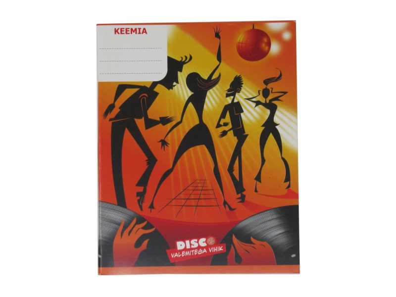 Kaustik Disco Keemia valemitega A5/36L 5x5 ruut