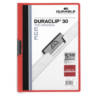 Kiilkaaned Durable DuraClip 30-le lehele, punane