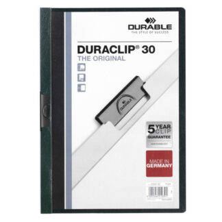 Kiilkaaned Durable DuraClip 30-le lehele, roheline