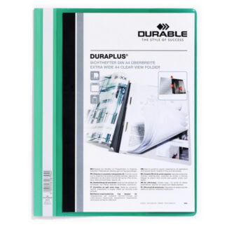 Kiirköitja Durable Duraplus A4 esitaskuga, roheline