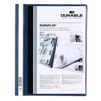 Kiirköitja Durable Duraplus A4 esitaskuga, sinine