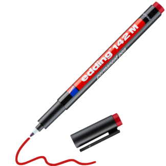 Kilemarker Edding 142M Punane, 1mm
