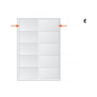 Kiletasku Prolexplast 113-06 60x100mm visiitkaardile, iseliimuv, 10tk/lehel 1 leht