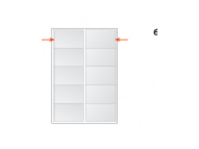 Kiletasku Prolexplast 113-06 60x100mm visiitkaardile, iseliimuv, 10tk/lehel 1 leht