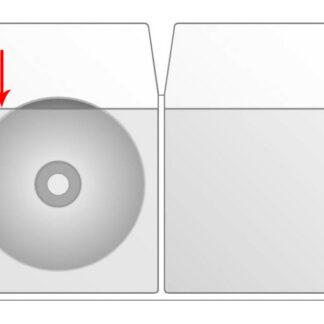 Kiletasku Prolexplast CD-le 137x184mm, iseliimuv, 1-tasku