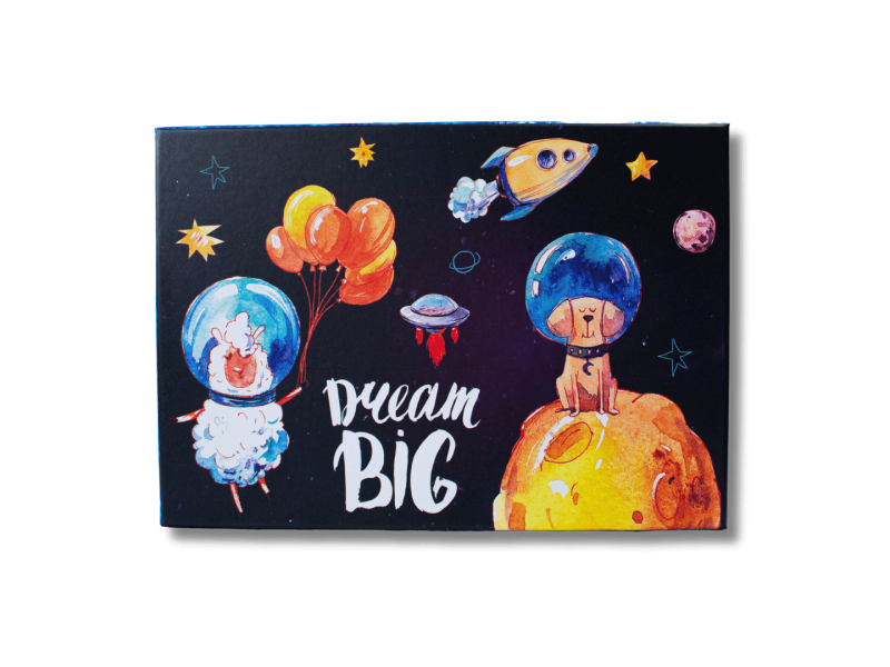 Kinkekarp College 26x19x9cm Outer Space - Image 2