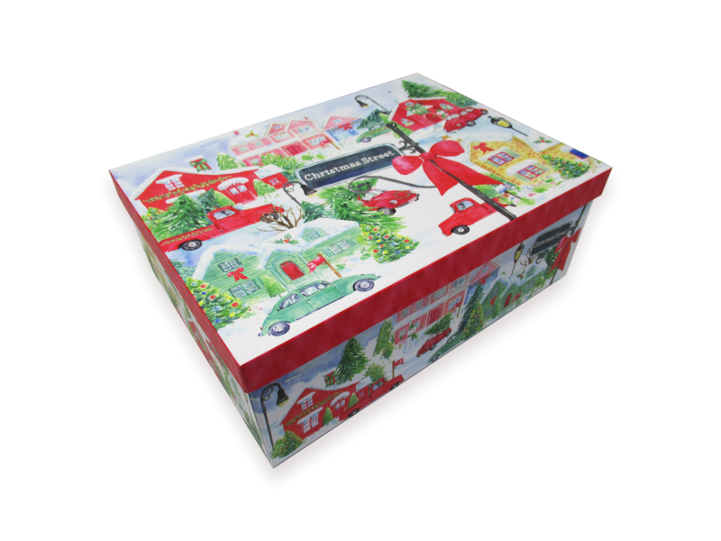 Kinkekarp College 27x19x10.3cm Xmas street