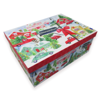 Kinkekarp College 31×22.5×11.8cm Xmas street