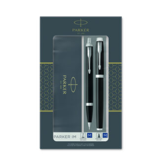 Kinkekomplekt Parker IM Black CT (sulepea +pastapliiats)