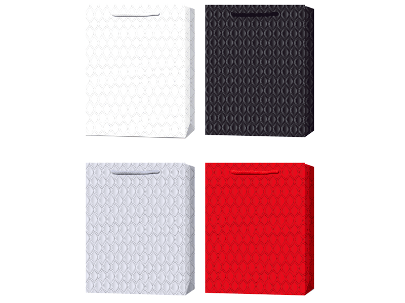 Kinkekott deVENTE Blocks 26x32x10 cm, 210 g/m², 4 kujundust