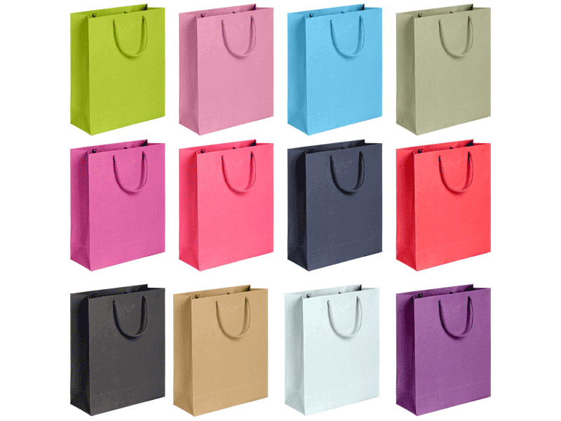 Kinkekott deVENTE Classic 25x37x9 cm, 210 g/m², 12 värvivalikut