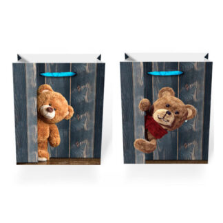 Kinkekott TEDDY BEAR XL, 40x56x18cm, mix