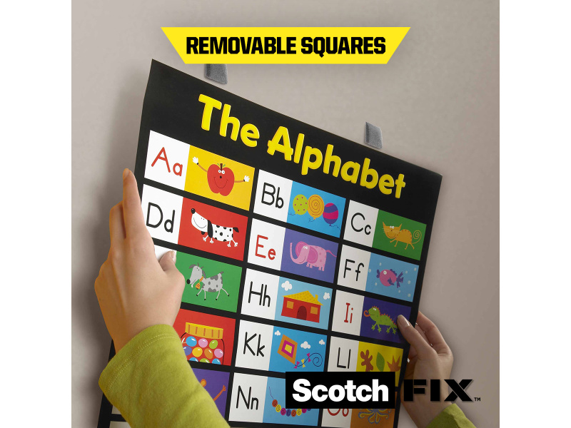 Kinnituspadjad Scotch-FIX™ 108 12,7mm x 12,7mm 64tk/pk - Pilt 3