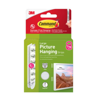 Kinnitusribad 3M Command Dual Lock L pildile 17206 valge