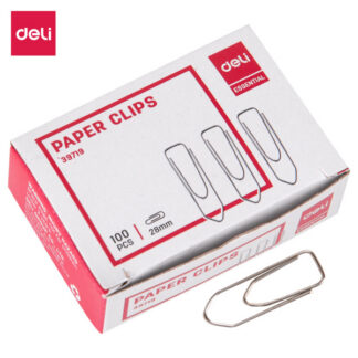 Kirjaklambrid DELI 28mm 100tk/pk (39719)
