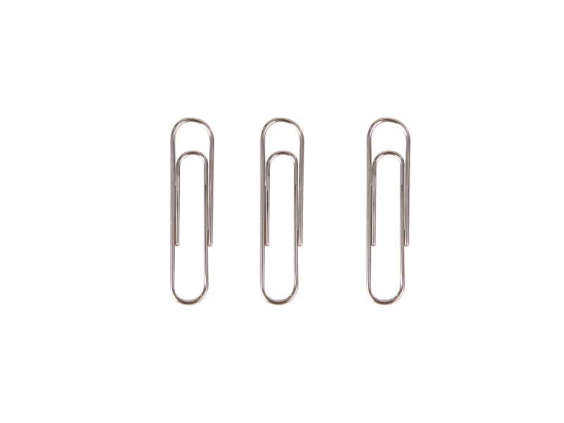 Kirjaklambrid DELI 33mm 100tk/pk - Pilt 2