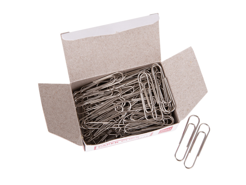 Kirjaklambrid DELI 33mm 100tk/pk - Pilt 3