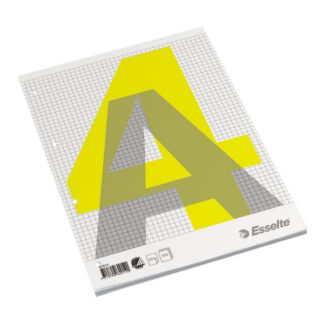 Kirjaplokk Esselte A4/100l, 5x5ruut liimköide ülal